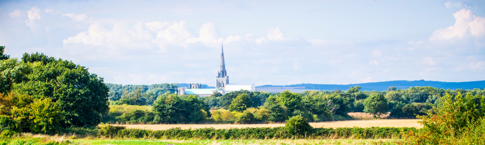 Scenic view of Chichester, UK
